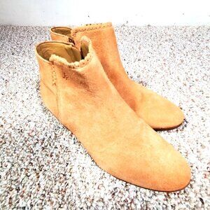 Jack Rogers Bailee Leather Suede Booties Women Size 7.5M
